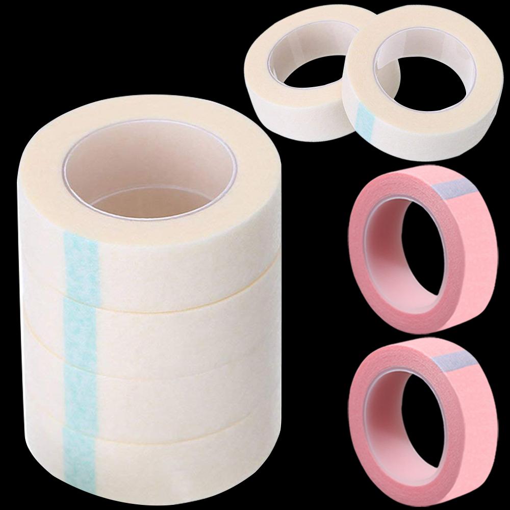 5/10pcs Micropore Lash Tape Breathable Medical Paper Tape Eyelash Extension Patch PE Non-woven Cloth Adhesive Lashes Makeup Tool
