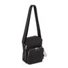 ACE Ficus HAyU 19101 Tokyo Shoulder Bag 4L Black 100D Nylon Oxford PU Coating Lightweight Compact with Cat Pouch Charm Crossbody