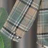 Children's Spring and Autumn Set 2025 New Boys' Fashionable Children's Checkered Shirt and Jeans Three Piece Set Kids Outfits