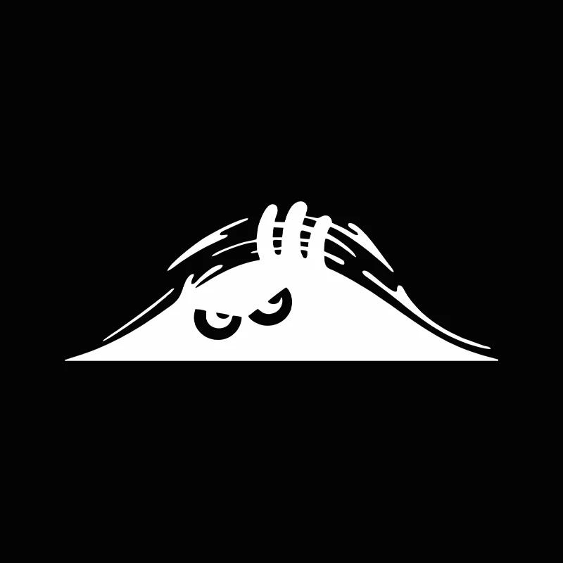 19X7CM Creative Cute Car interior stickers Vinyl Decal Angry eyes Motorcycle Decorative Accessories