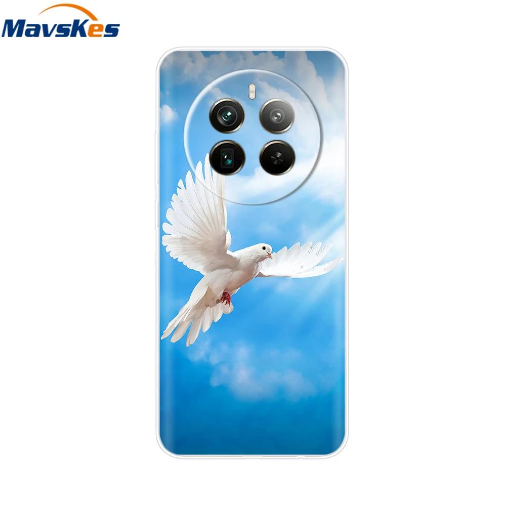 For Realme 12 Pro+ Case Love Heart Soft Silicone Cover for Oppo Realme 12 Plus 5G Fundas for Realme 12 Pro Plus Realme12 Bumper