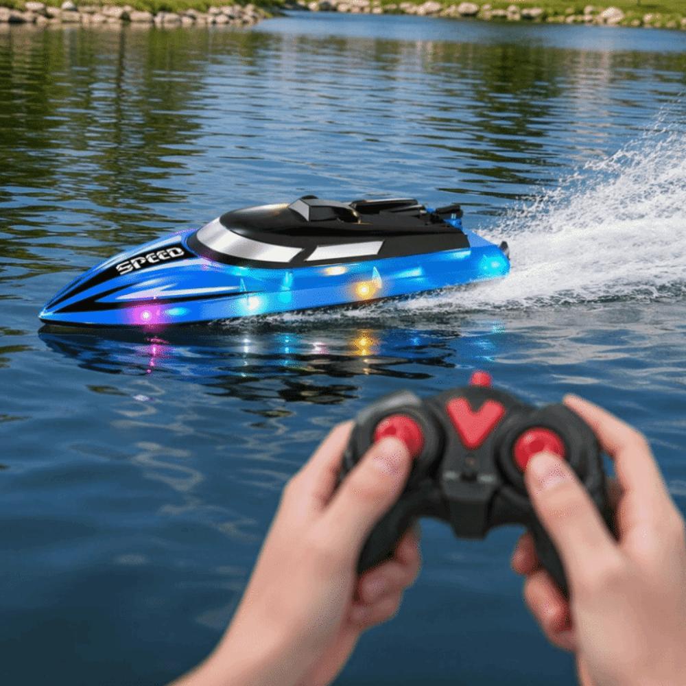 Dual Motors Remote Control Ship Toys Electric Watercraft Electric Yacht Boat  for Children