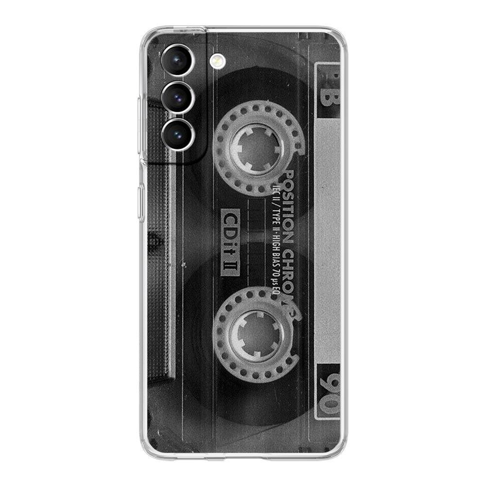 Phone Case For Samsung Galaxy S25 S24 S23 FE S22 Ultra S20 S21 5G S10 S9 Plus S10E S8 Clear Cover Magnetic Radio Tape Cassette