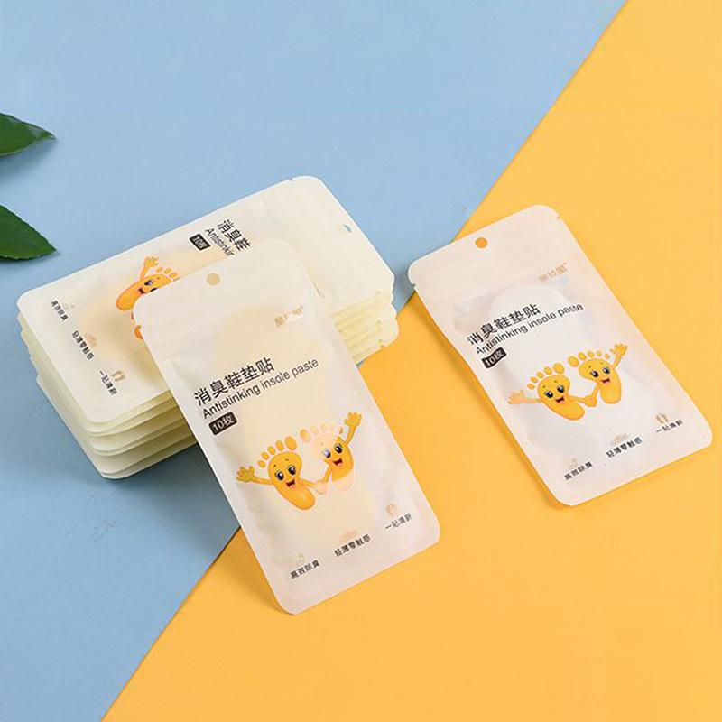 10Pcs Shoes Deodorant Sticker Deodorant Foot Odor Deodorants Sneaker Smell Fresh Fruity Aroma Insole Sterilization Stickers