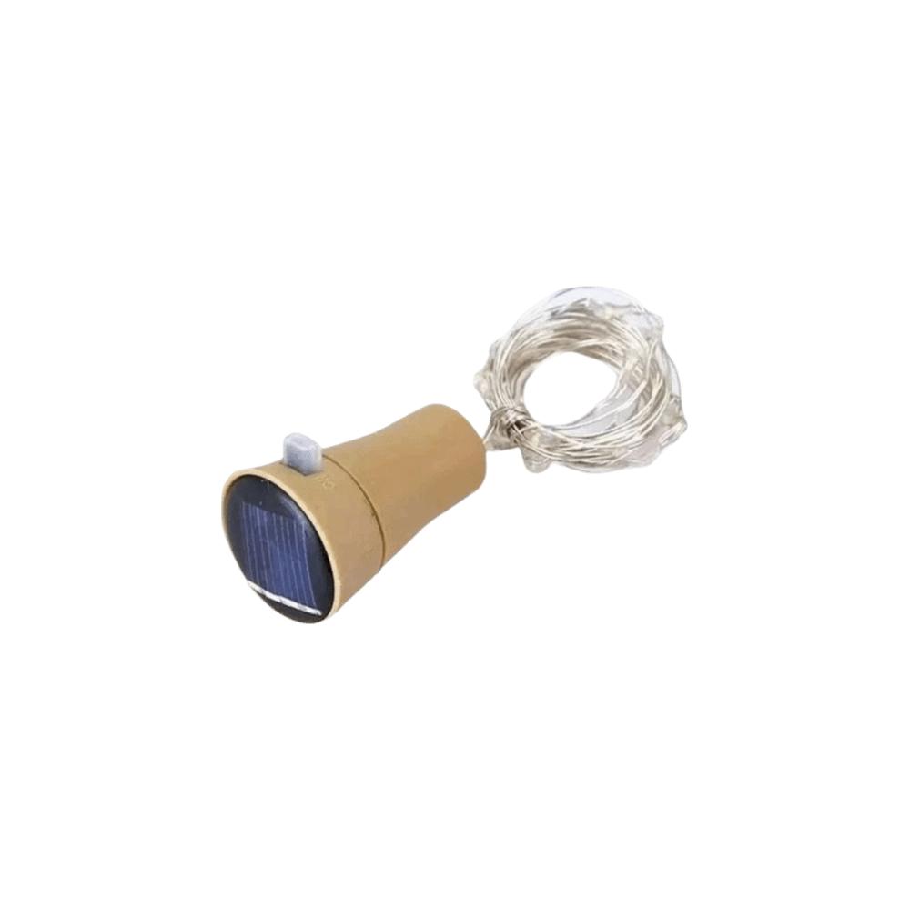 2M Solar Cork String Lights Cork Bottle Cork Lamp Strings Holiday Lamp