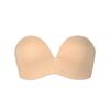 Strapless Plus Size Push-up Bra D Cup Sexy Tube Top Invisible Bra