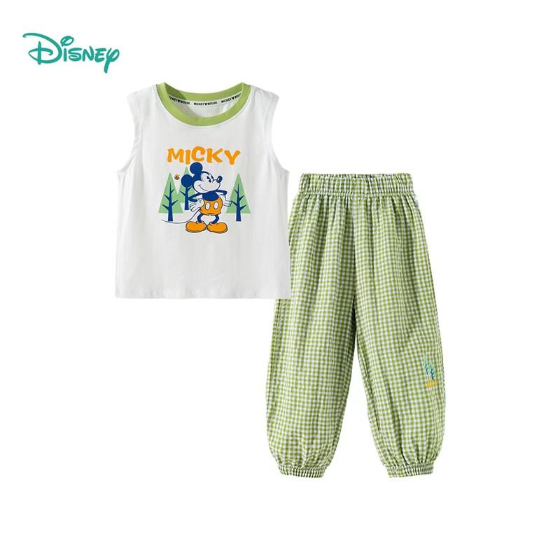 Disney Boys' Cartoon Casual Vest & Anti-Mosquito Pants Set