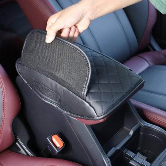 PU Leather Center Console Armrest Box Cover Trim For Subaru Forester SK -25