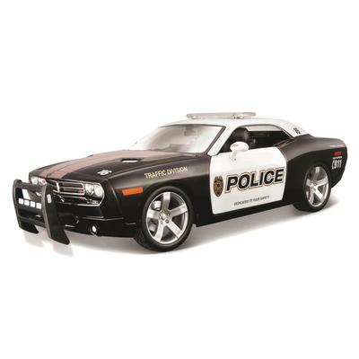 Maisto 1/18 Scale Dodge Challenger 2006 Police Diecast Model Car (31365) [Parallel Import]