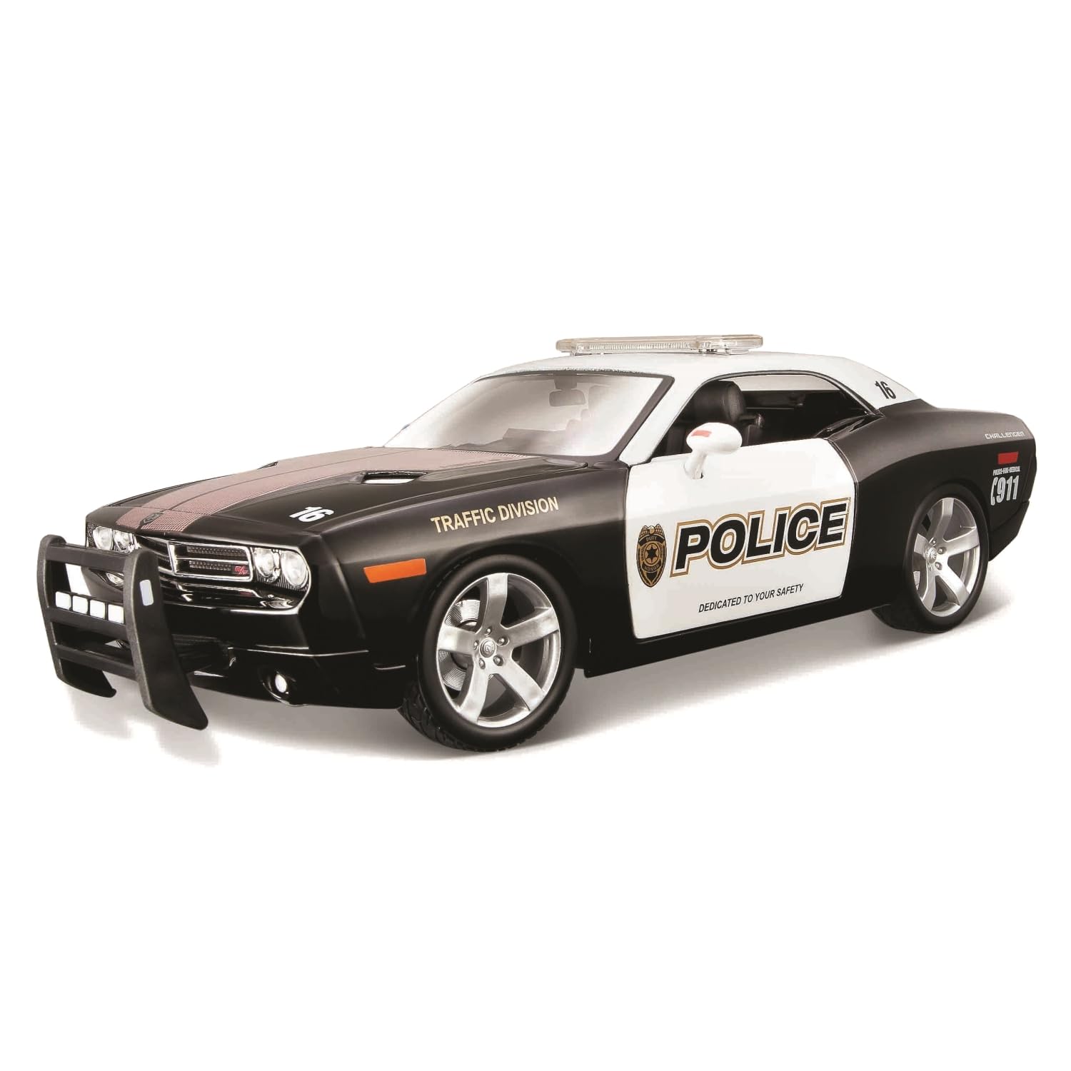 

Dodge Challenger Concept Police масштабная литая модель 31365 (2006, 1/18 автомобиль, черный) [элемент] чёрный