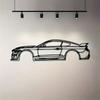 Metal Racing Car Wall Art, 1pc, Metal Car Silhouette, Indoor Outdoor Metal Decor for Home, Patio, Bedroom, Unique Gift for Car Lovers, Wall Hanging