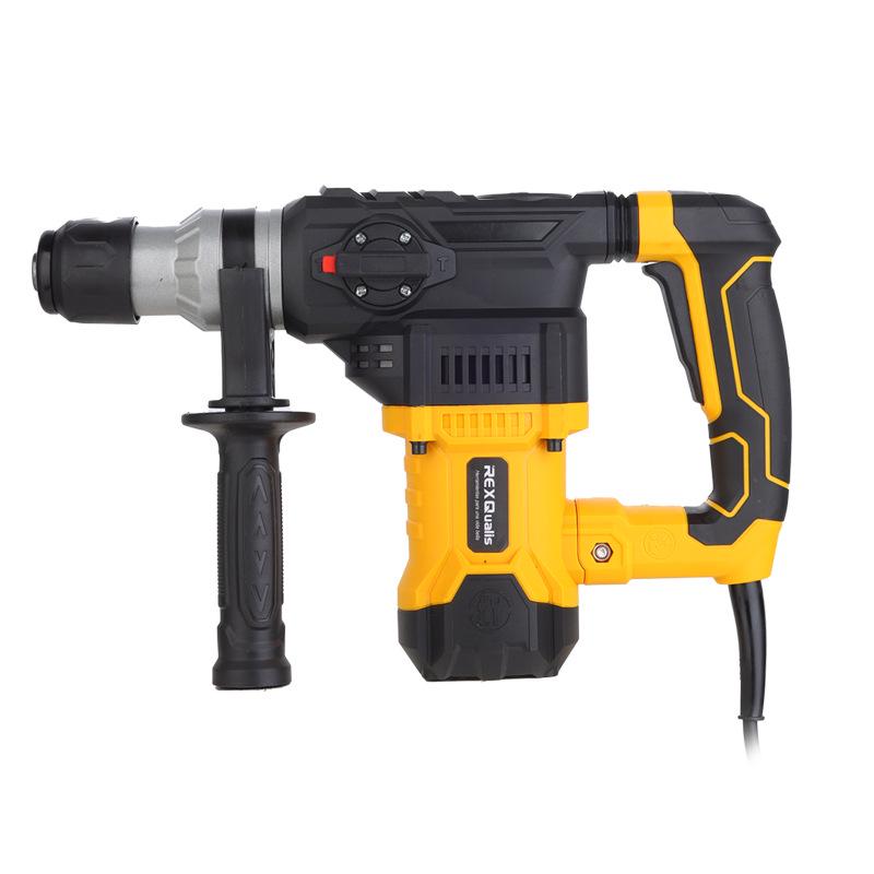 Industrial Grade Electric Hammer Drill: Multi-Functional, High-Power, Household Impact Drill with Safety Clutch for Concrete
