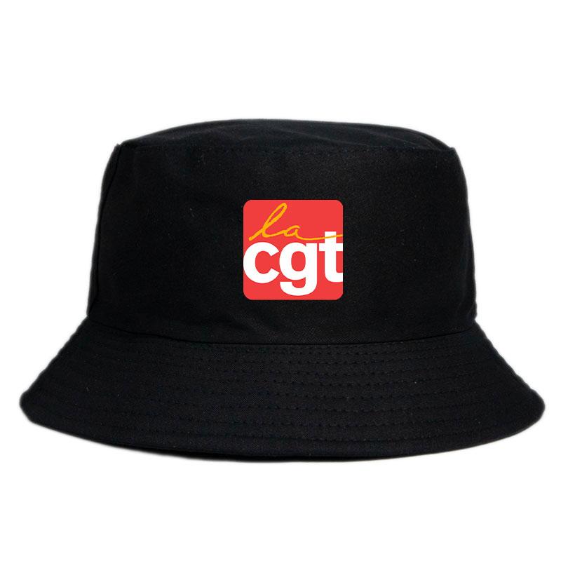 France CGT Reversible Bucket Hats Girl Boy Sun UPF50+ Cotton Summer Hat Men Women Confédération Générale Du Travail Panama Hat