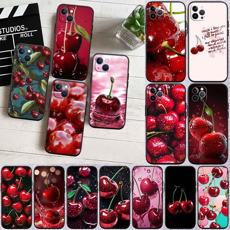 Cherry summer fruit New High-End Cover Phone Case for iPhone SE XS XR 17 16E 12 11 Pro Max Mini Air