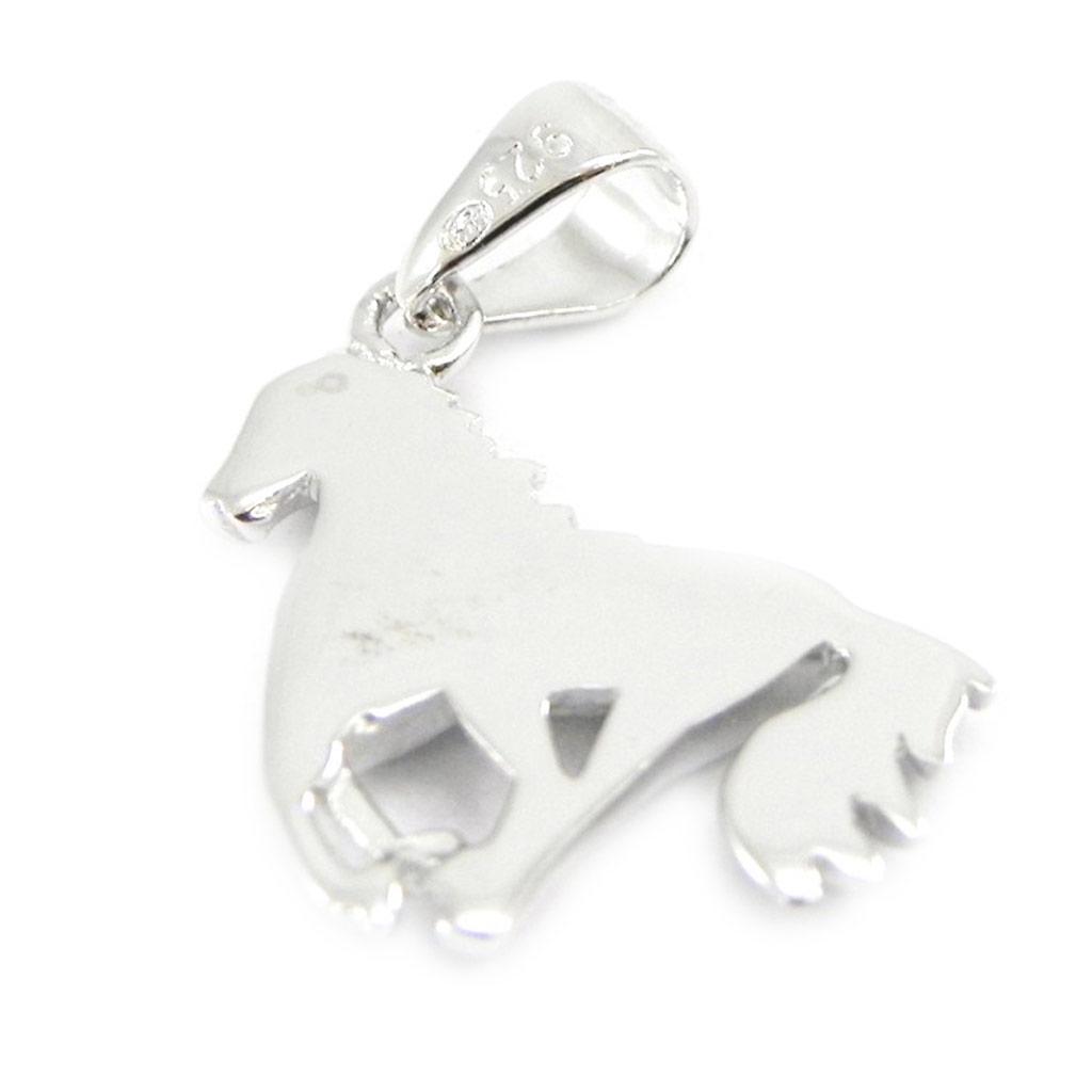 Pendentif Argent En Forme De Cheval - Occasion - Très Bon État - Bijou Délicat