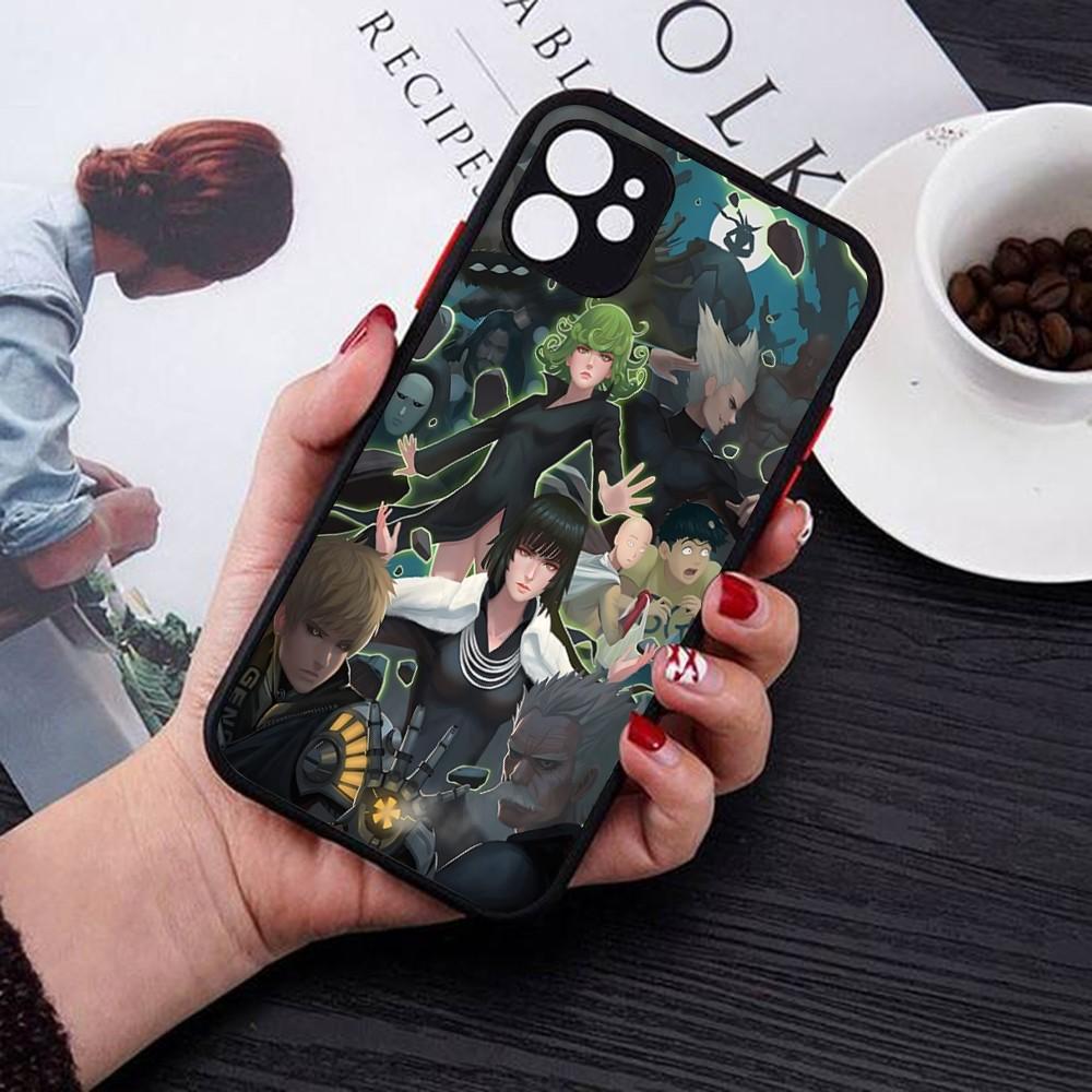One Punch Man Phone Case For IPhone 14 11 12 13 Mini Pro Max 8 7 Plus X XR XS MAX Translucent Matte Cover