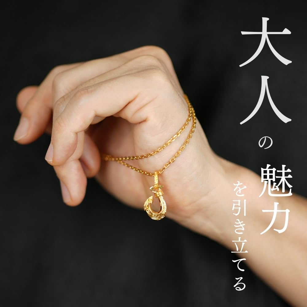 Srebrny naszyjnik sv925 pozłacany 24-karatowym złotem haczyk hawajska biżuteria wisiorek ze zwojem [EPIC BOLEN]