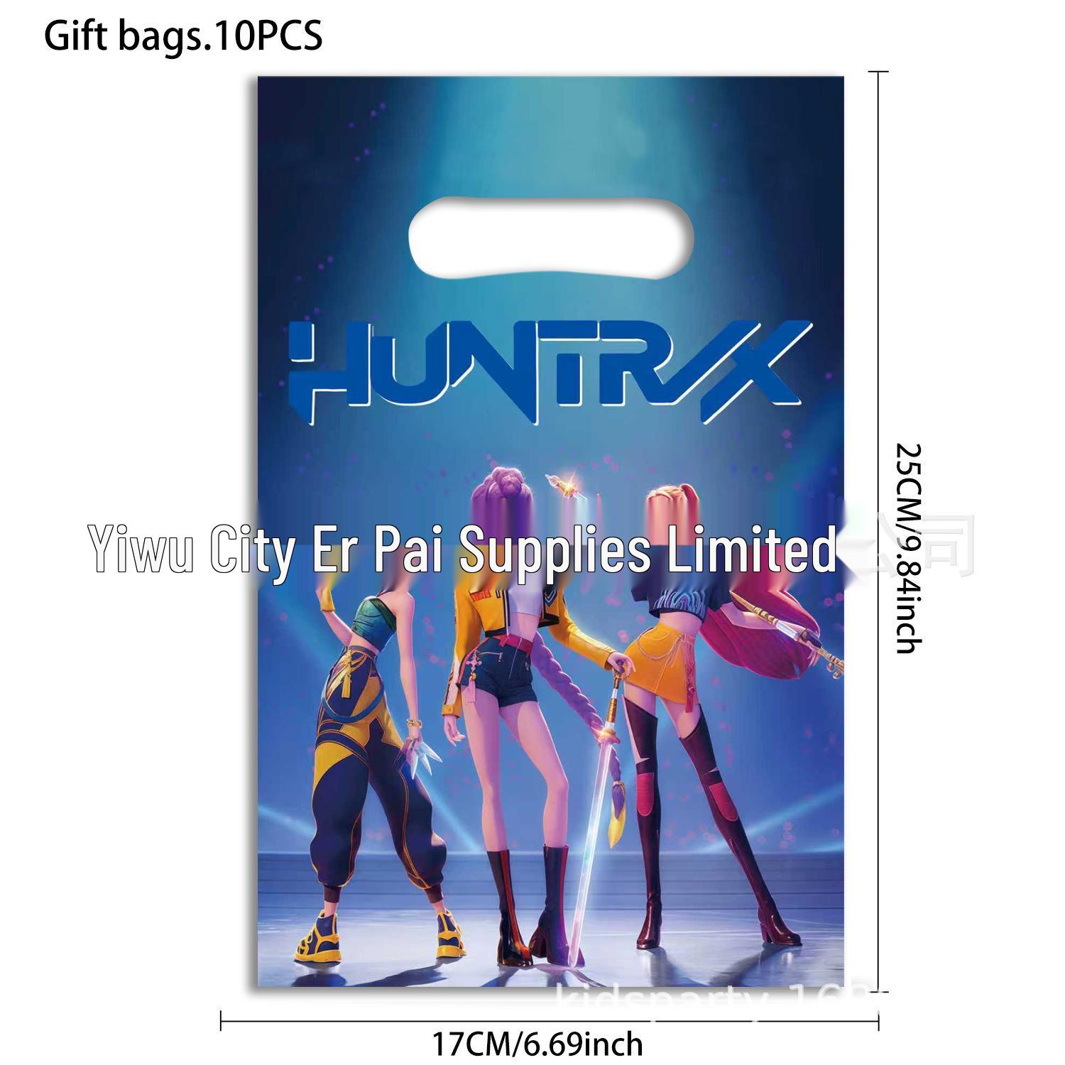 In Stock Demon Slayer Corps K-POP Party Set: Invitation Cards, Balloons, and Tablecloth