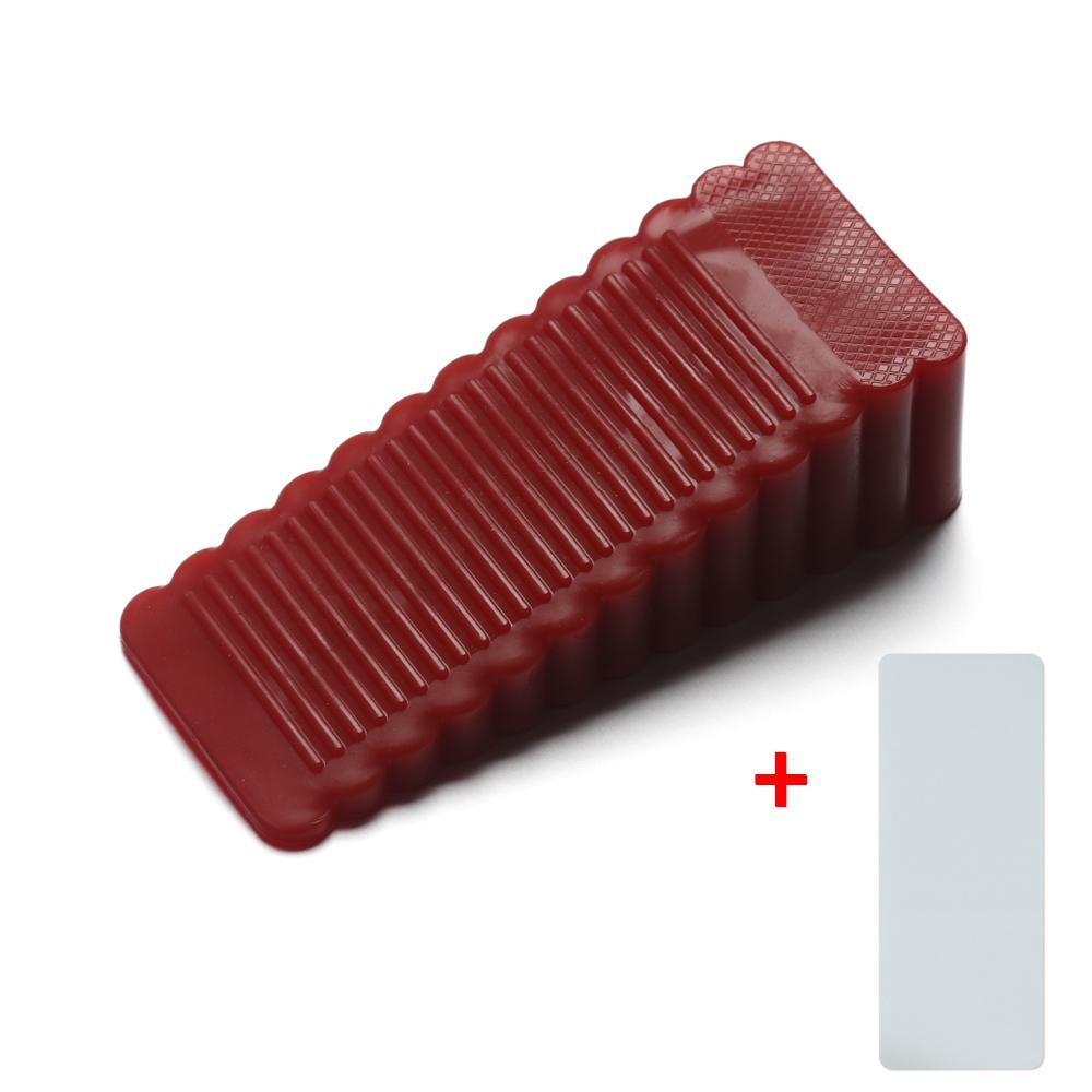 Home Anti-Collision Self Adhesive Wall Protector Floor Block Door Wedge Door Stopper