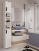 Pola 3L Bathroom Cabinet Wall-mounted With 3 Mirrors Above Sink 3 Doors White