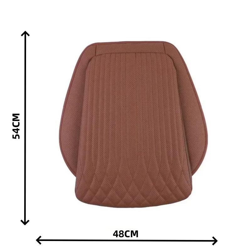 Atmungsaktives Autokissen Luxusleder Kommerzieller rutschfester Fahrzeugschwamm Hoher universeller Rückprallpolster-Stützbezug