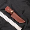 1pc Cow Leather Knife Sheath Scabbard Outdoor Straight Knife Holster Carrying Case Belt Loop Case Protective Cover Parts