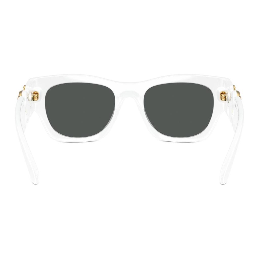 Versace Logo Design Square Sunglasses Unisex sunglasses White 0VE4479U-314/87