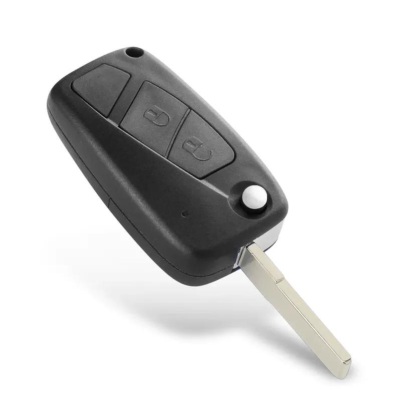 KEYYOU 2/3 Tasten Auto Schlüsselhülle Für FIAT Punto Ducato Stilo Panda Fernbedienung Schlüsselhülle Abdeckung Fob Keyless Entry Fob SIP22