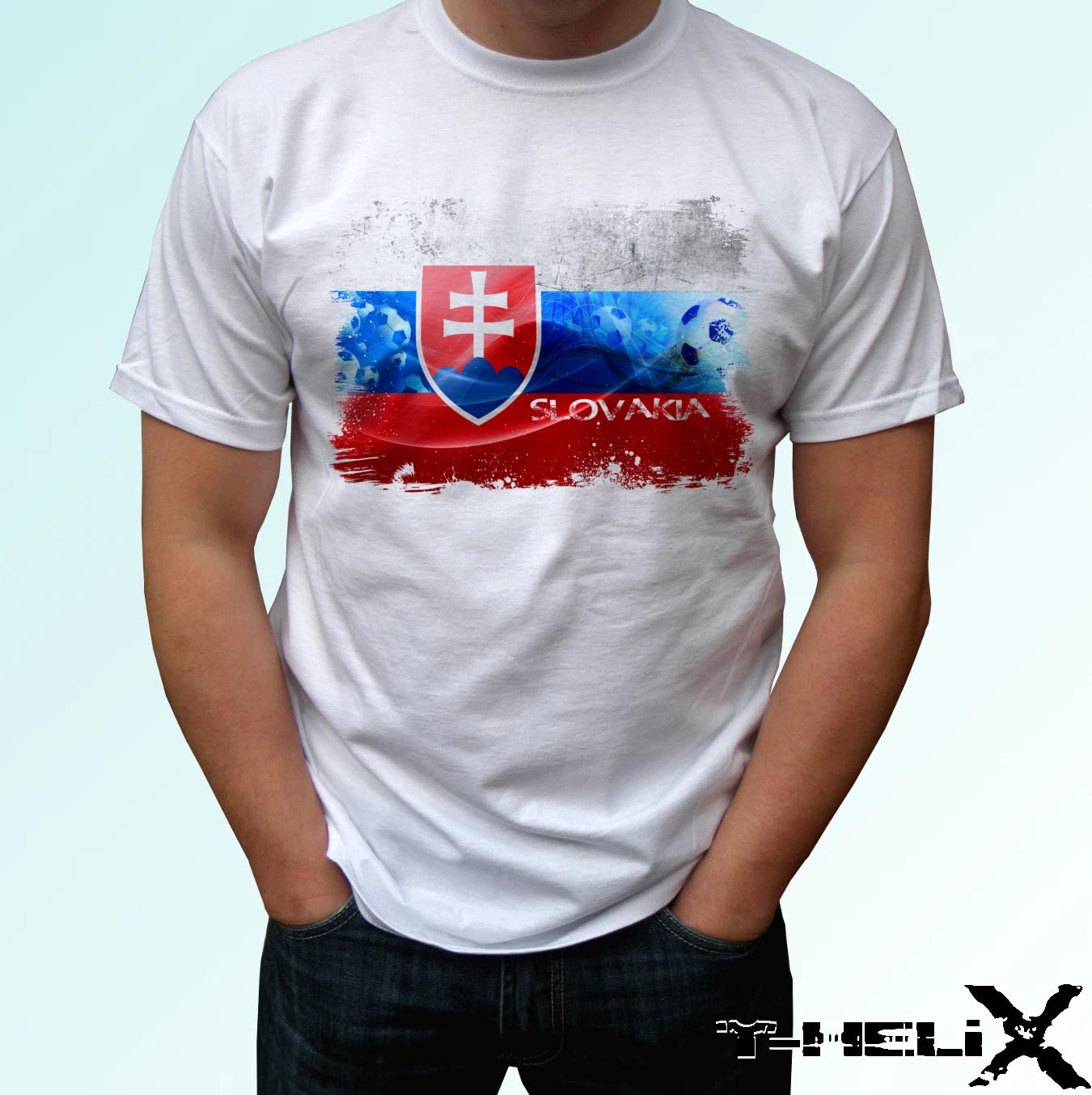 Slovakia football - white kids boys T-Shirt top tee flag design s s kids baby 140