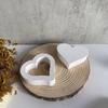 Valentine's Day Heart-Shaped Silicone Molds for DIY Gypsum Concrete Resin Candle Casting Hollow Solid Love Ornament Crafts