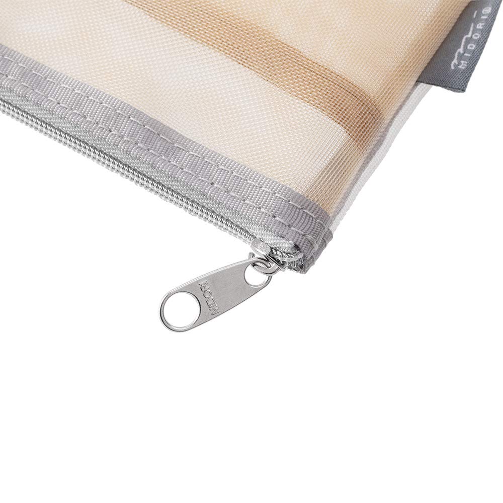 DESIGNPHIL MIDORI Mesh Pencil Tool 53345006 Pouch, Case, Pouch, Gray,