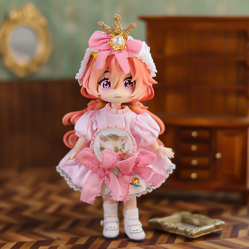 OB11 BJD Cute Doll Dress Clothes for ob11 Lolita style obitsu11molly1/12 bjd Doll Clothes Accessories Durable Toy