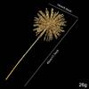 Plastic Christmas Artificial Flowers Glitter 50cm Xmas Decorative Flowers Simulated DIY Floral Arrangements