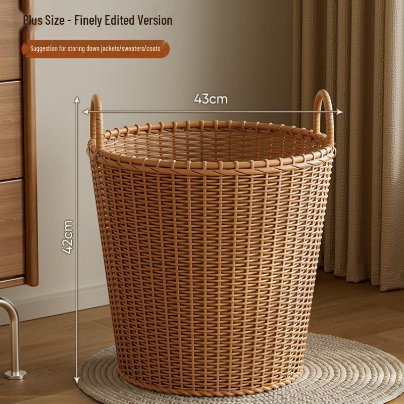 Elegant Large-Capacity Laundry & Toy Storage Basket