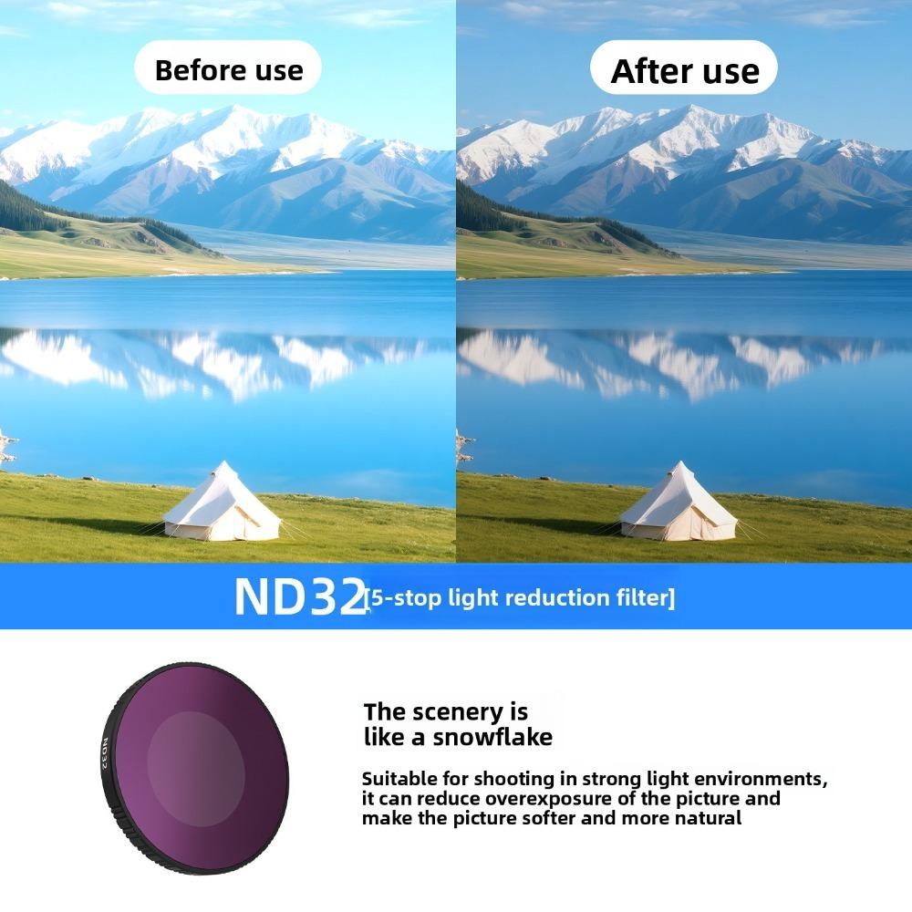 Multi-Coated Camera Filter PL/UV/ND8 ND16 ND32 Filter Accessories Lens Filter for DJI OSMO Nano