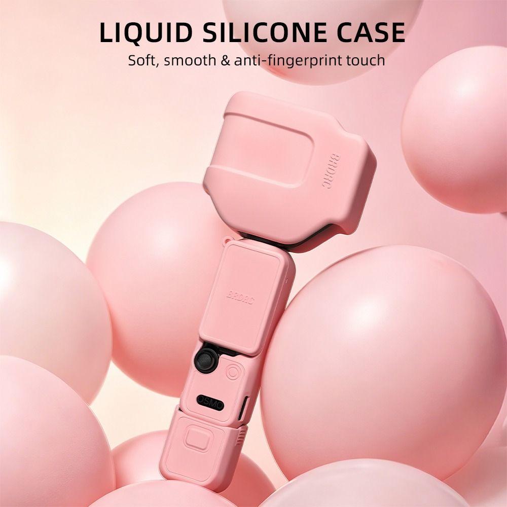 Anti-Scratch Protective Case Silicone Skin Sleeve for DJI Osmo Pocket 4P Gimbal Camera Accessories