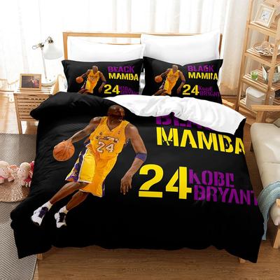Basketball Player Three-Piece Quilt Cover 3D Digital Printing Bedding Set Bed Cover