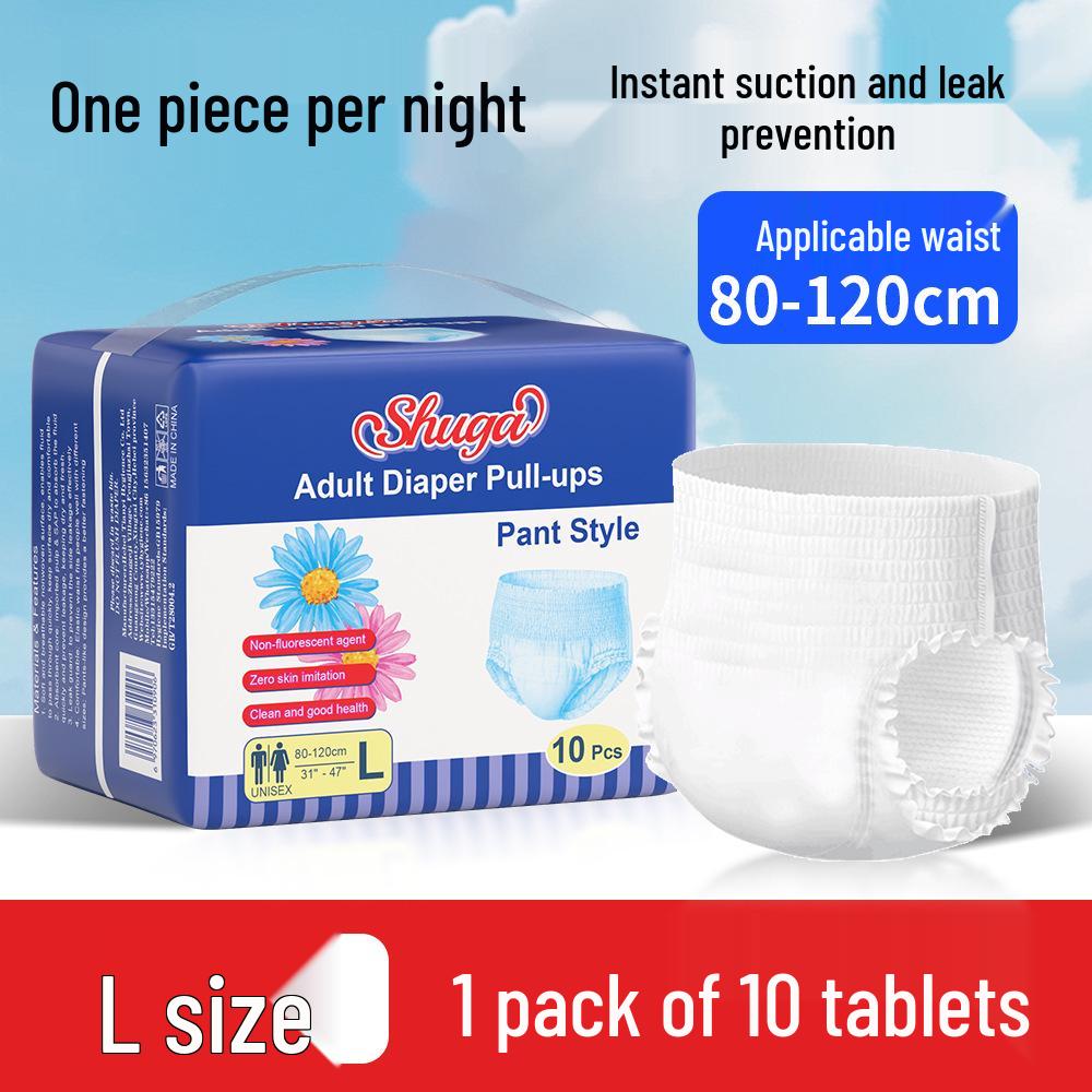 Scutece de unică folosință pentru adulți: Absorbție ridicată, pachet de 10 pentru vârstnici