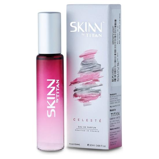 

Парфюмированная вода-спрей SKINN BY TITAN Celeste Long Lasting Everyday для женщин - 20 мл | Древесный аромат | Женский аромат | Миниатюрные духи