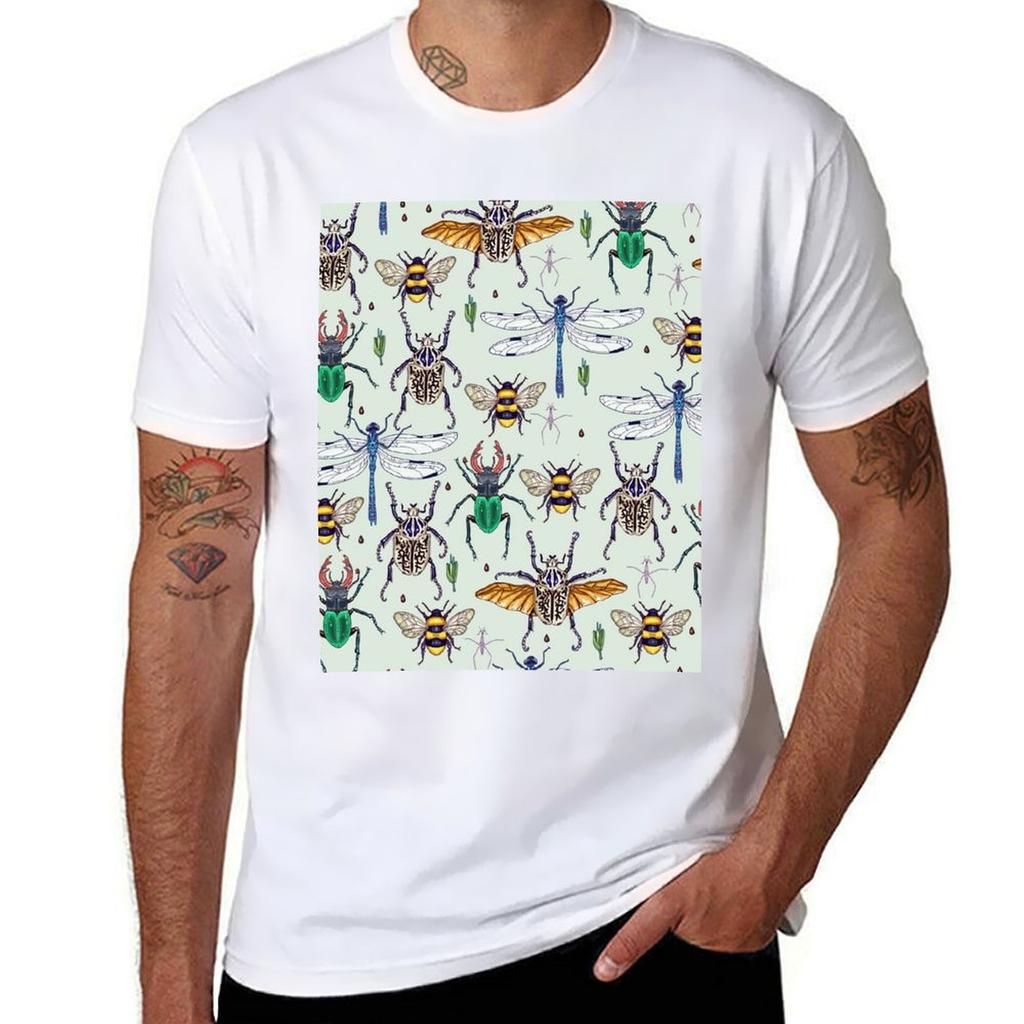 Lucky Insects Pattern Tshirt Streetwear Print Tee Shirt Tshirt