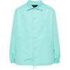 Giacca da Uomo a Manica Lunga Monopetto con Collo a Polo Applicato Verde Menta IV5654