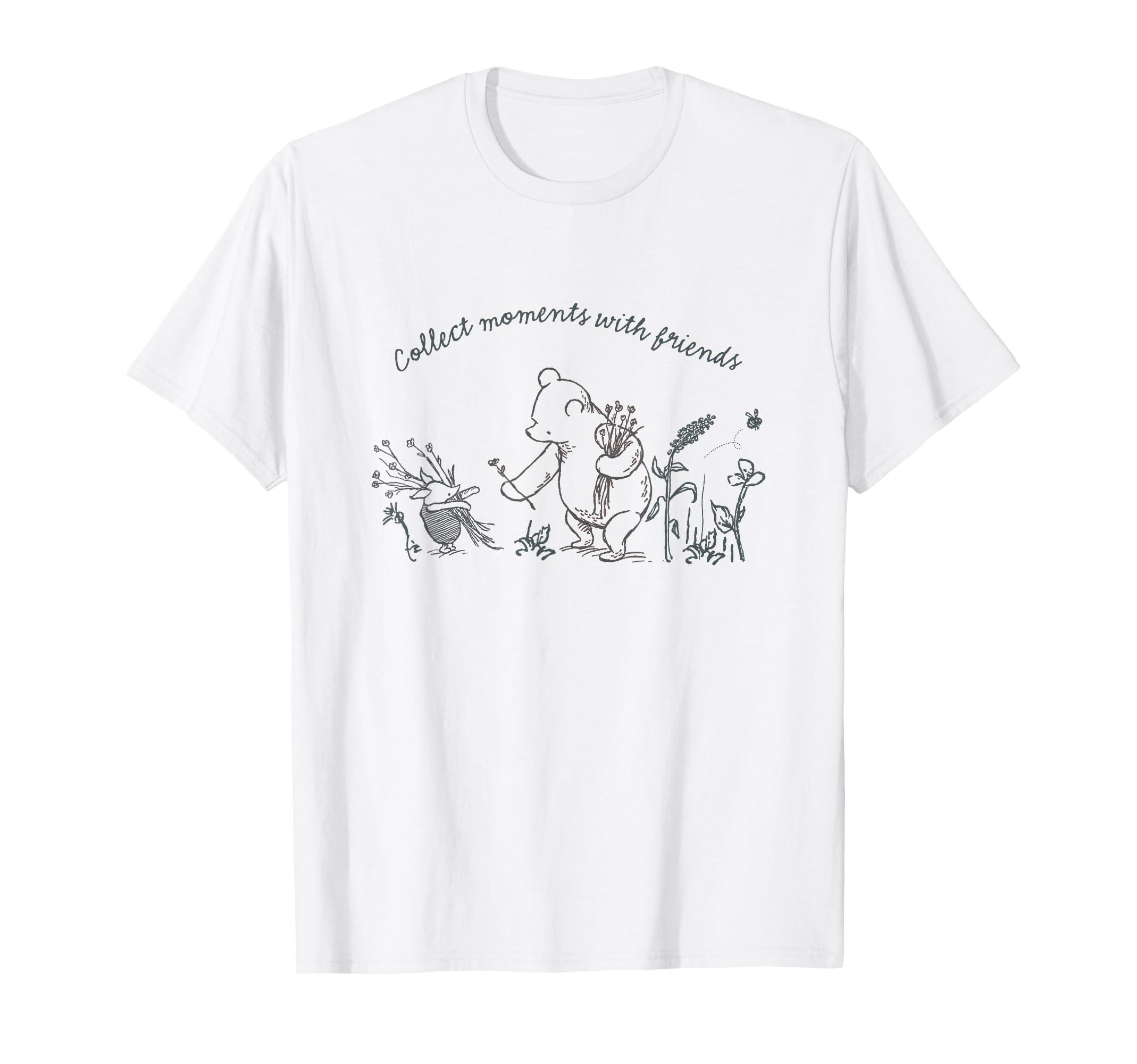 

Футболка Disney Винни Пух Собирай моменты с друзьями белый