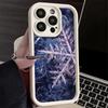 Snow Snowflake Winter Phone Case for iPhone 16 17 Air 16E 15 Pro Max 14 Plus 13 12 Mini Capa Soft Shell Silicone Funda