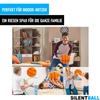 SILENTBALL Silent Basketball Quiet Indoor Training Ball Uncoated