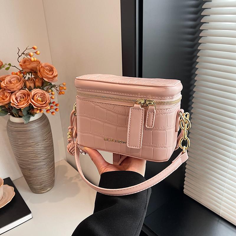 Модная ручная сумка-ведро с каменным узором для женщин — фото 10