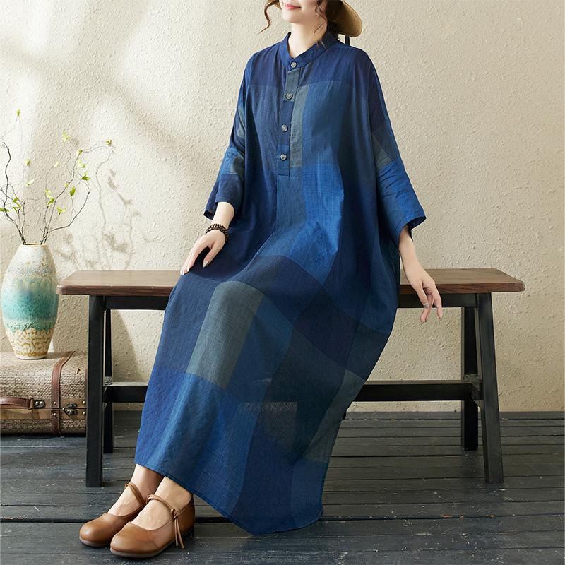 

Dimanaf 2024 Летние женские богемные пляжные свободные платья больших размеров в базовом стиле с круглым вырезом, винтажные длинные платья, новинка 2024 г. One Size