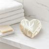 Yousheng Ruffle Love Heart Jewelry Tray, 3D Printed Earrings Necklace Ring Dish Tray, Decorative Keys Trinkets Holder Organizer Tray