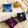 SStarry Sky Art Pillow Case Square DoubleSided Sofa Cushion Cover Bedroom Bedside Pillow Gift