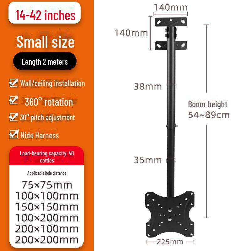 14-42 Inch Rotatable Ceiling Bracket for LCD TVs