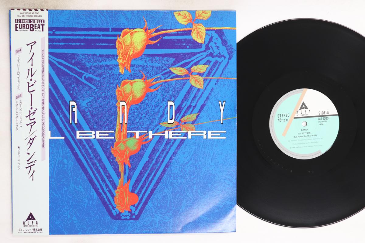 

12inch Record DANDY - Ill Be There ALI13051 ALFA INTERNATIO 1988 Japan Obi Dance & Electronica Used